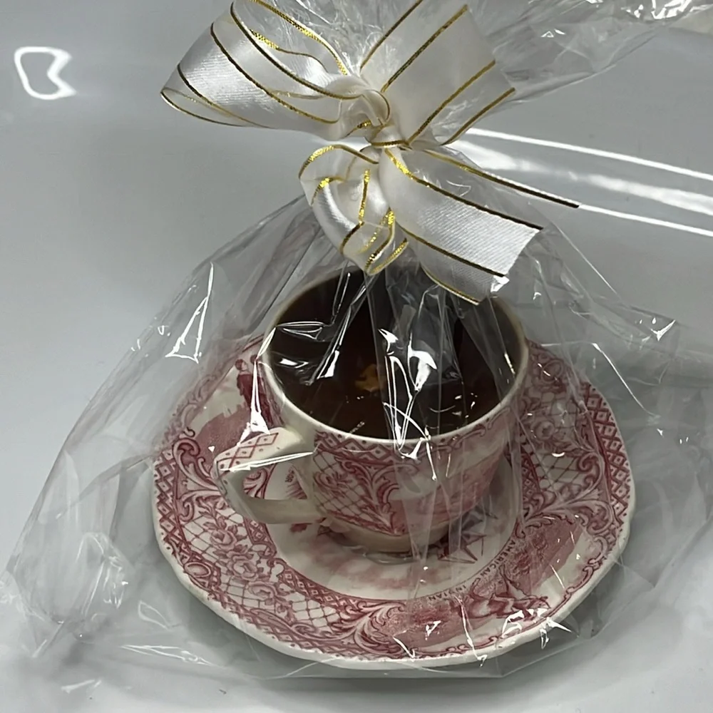 TEA CUP SOY CANDLE VINTAGE TEACUP ☕️ CANDLE